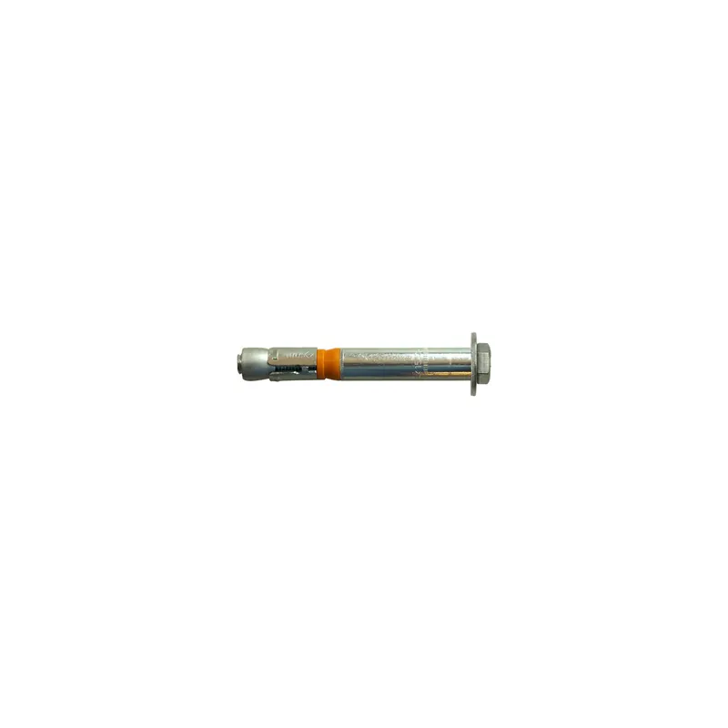 1 x Boulon (vendu avec Ecrou) Ancrage M12X117 Avec Vis métaux Tête hexagonale TH Acier zingué