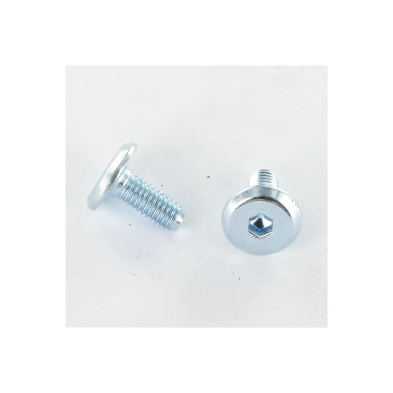 1 x Vis métaux tête plate Clé de 4 HC4 M6X40 Acier zingué