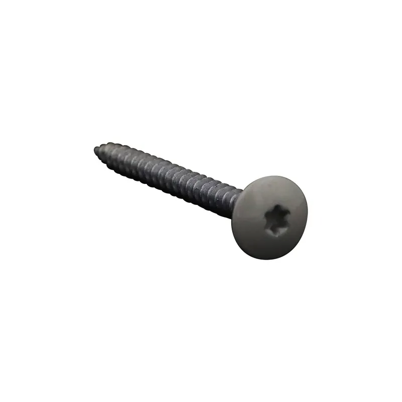 1 x Vis Penture 4.5X50 Filetage total TORX T20 Acier zingué LAQ RAL7044