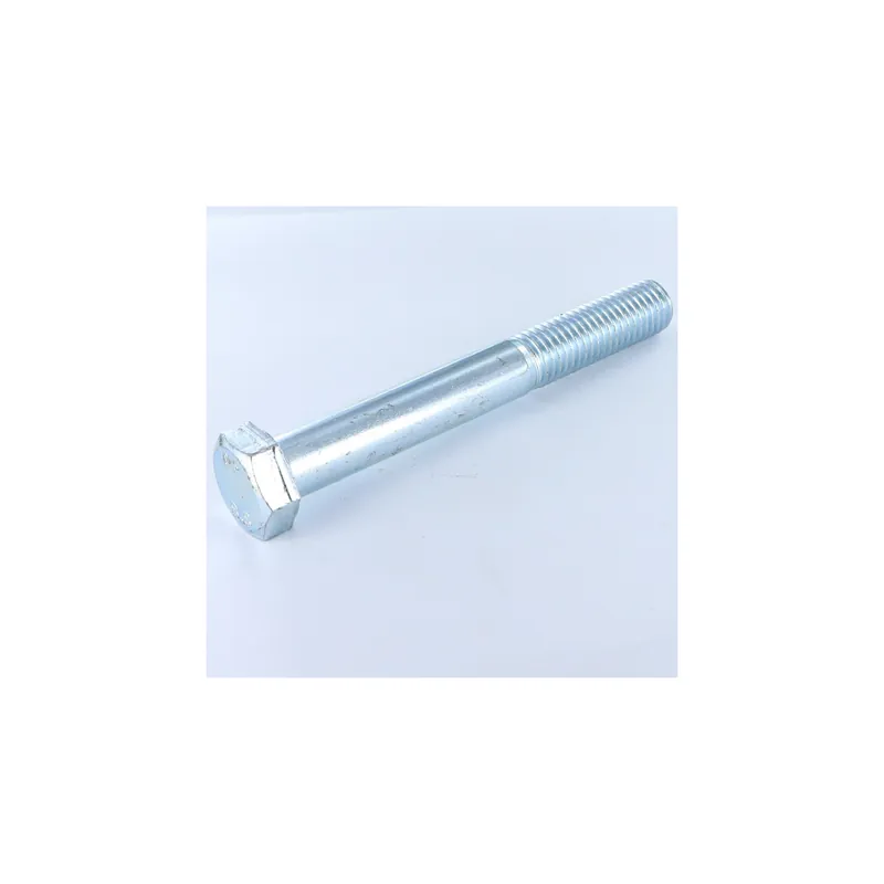 1 x Corps de boulon filetage partiel Tête hexagonale TH M16X370 Classe 8.8 Acier zingué