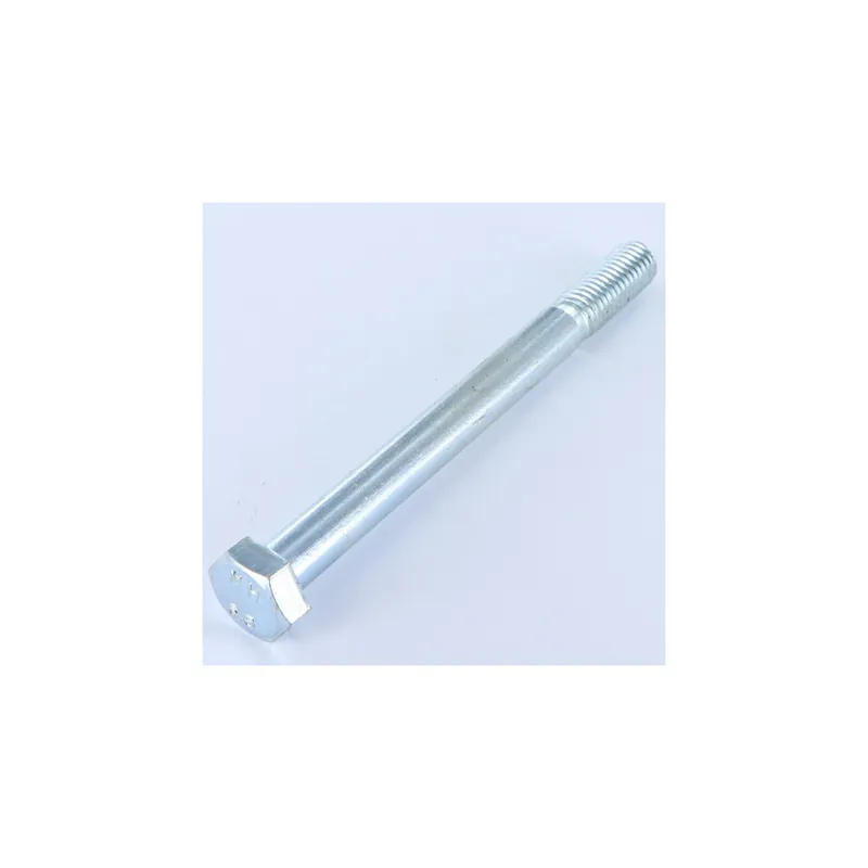 1 x Corps de boulon filetage partiel Tête hexagonale TH M8X100 Classe 6.8 Acier zingué