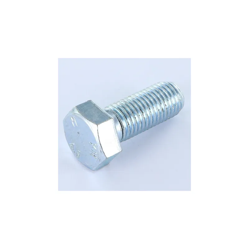 1 x Corps de boulon filetage partiel Tête hexagonale TH M16X40 4.6 Acier zingué