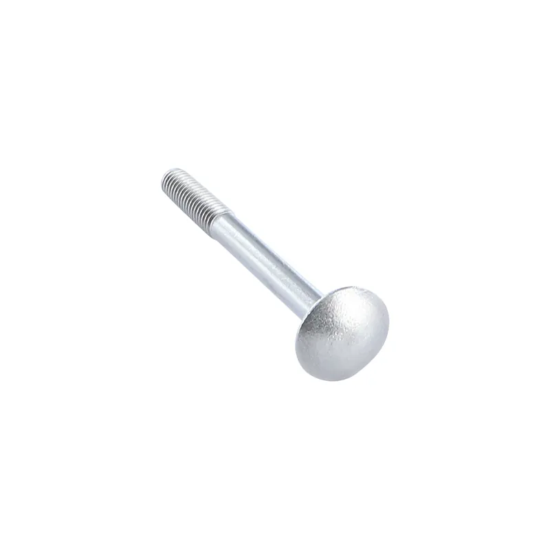 1 x TRCC JAPY tête ronde collet carré M10X140 Filetage partiel Acier zingué 10MICRONS