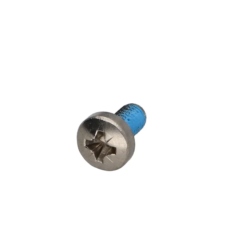 1 x Vis métaux Inox A2 tête cylindrique bombée large Pozi N°3 M6X12 Frein filet