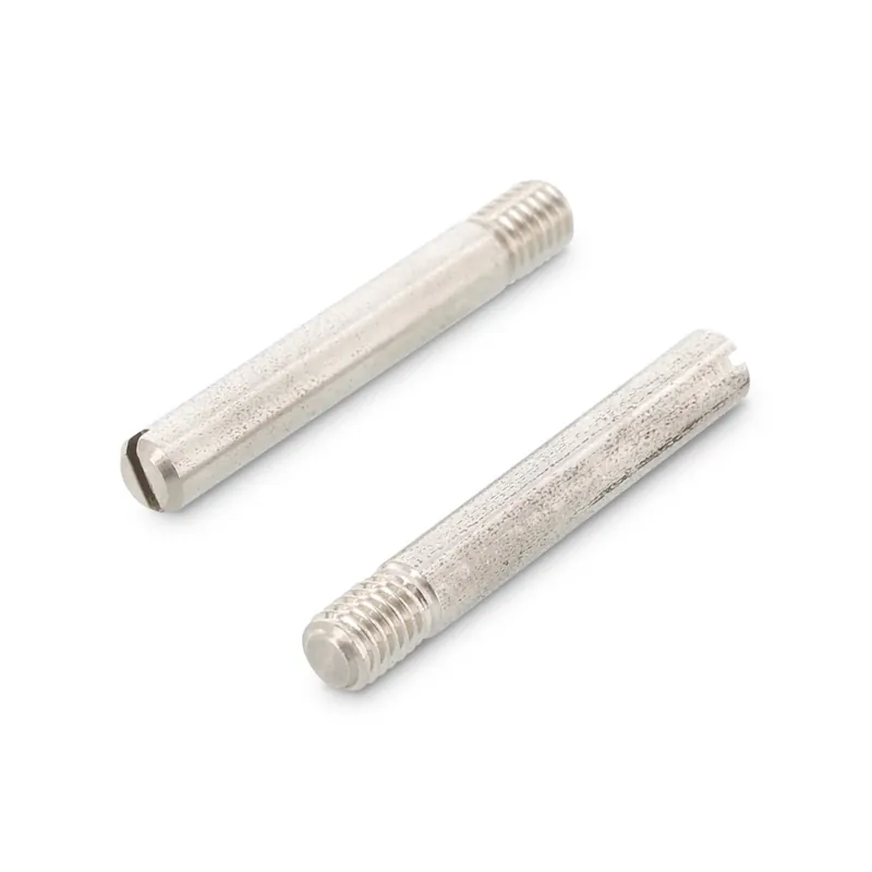 1 x Vis métaux Sans tête Fendue Bout téton Plate Filetage partiel M6X16 Filetée sur 7.2 Inox A4