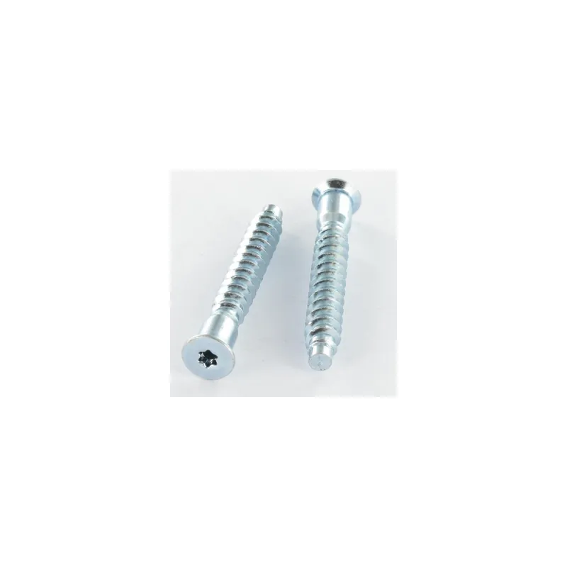1 x Vis d‘assemblage confirmat Tête fraisée TORX 7X50 SS Cranté Acier zingué TORX T20