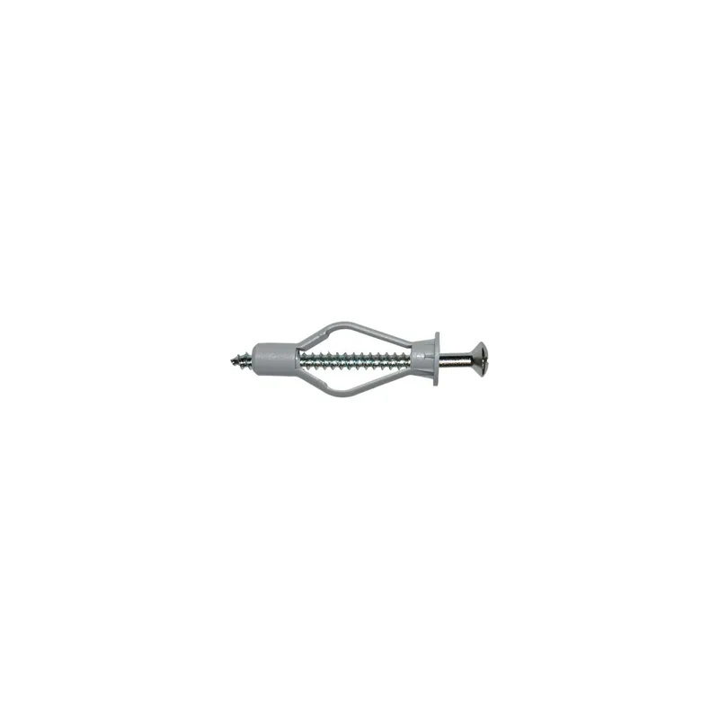1 x Cheville Nylon 8X40 Avec Vis bois Tête fraisée 4X45