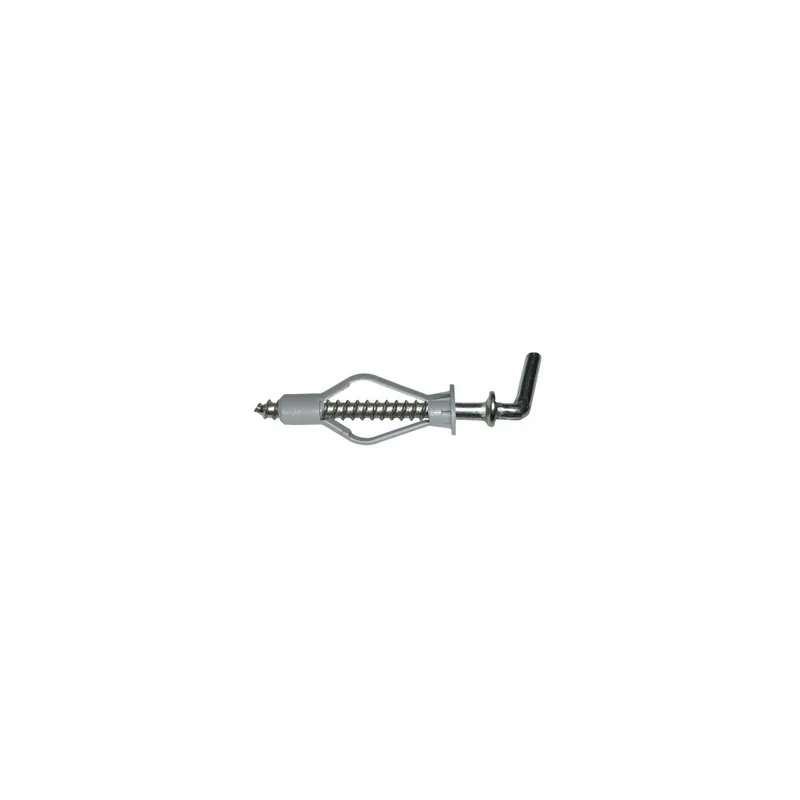 1 x Cheville Nylon 8X40 Avec Gond COURT Collerette 4X45
