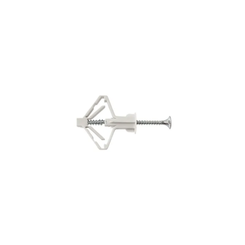 1 x Cheville Nylon RESSORT 8X40 Avec Vis 3.5X55