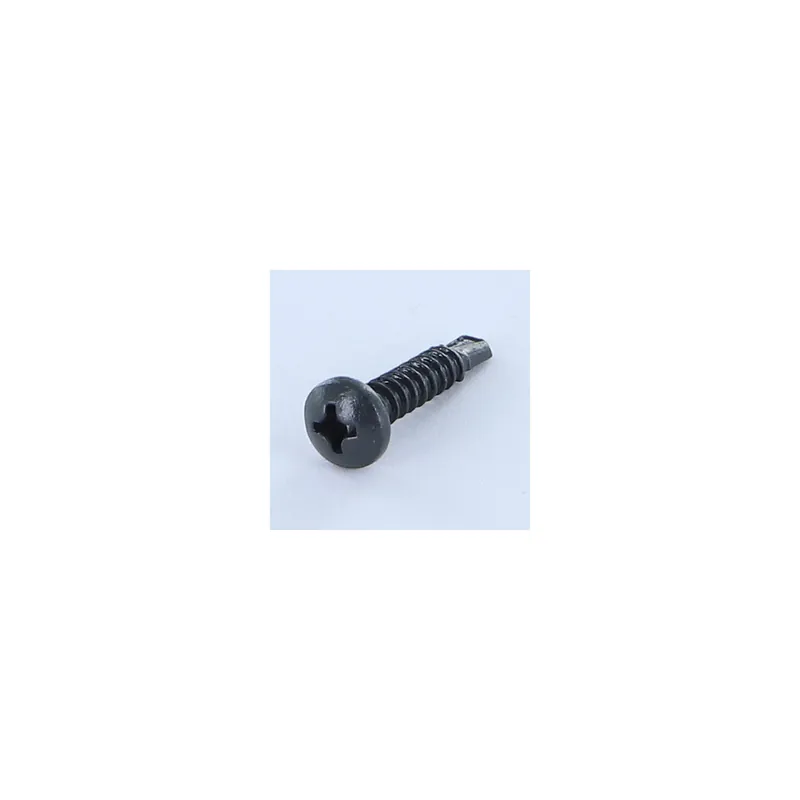 1 x Vis autoperceuse Tête cylindrique bombée TCB Phillips 3.9X19 Filet tôle Acier zingué LAQ RAL7016 gris anthracite
