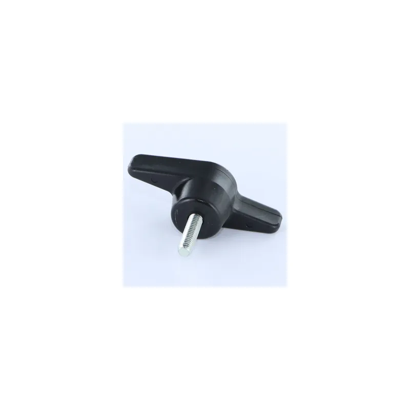 1 x Poignée de serrage nylon noir MALE M8X30