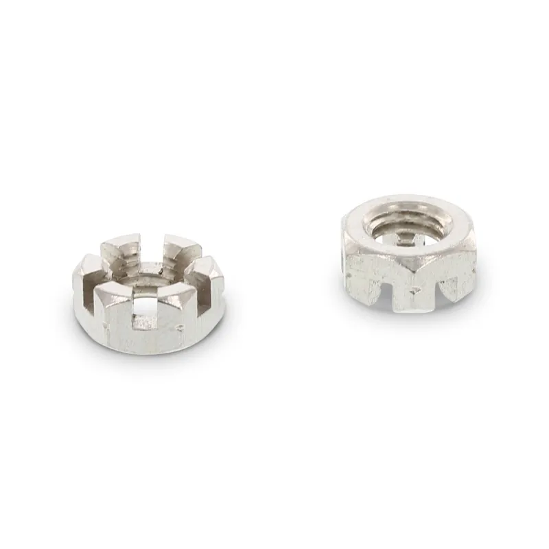 1 x Ecrou Hexagonal HU à CRENEAUX Inox A2 M10 SW16