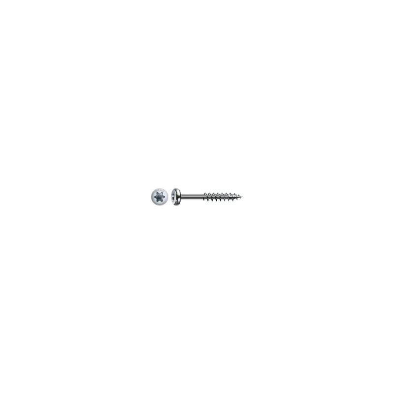 1 x Spax Vis bois Tête ronde TR T-STAR+ TORX T20 WIROX 5X70 Filetée sur 61