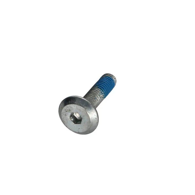 1 x Vis métaux tête plate Clé de 4 HC4 M6X25 Acier zingué + Frein filet