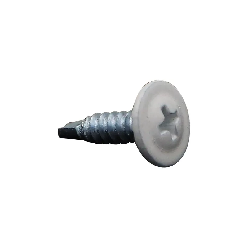 1 x Vis autoperceuse Tête ronde large Phillips Cranté 4.2X16 Acier zingué RAL 9016
