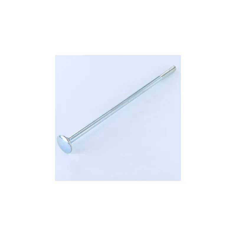 1 x TRCC JAPY tête ronde collet carré M8X200 Filetée sur 28 Filetage partiel Acier zingué