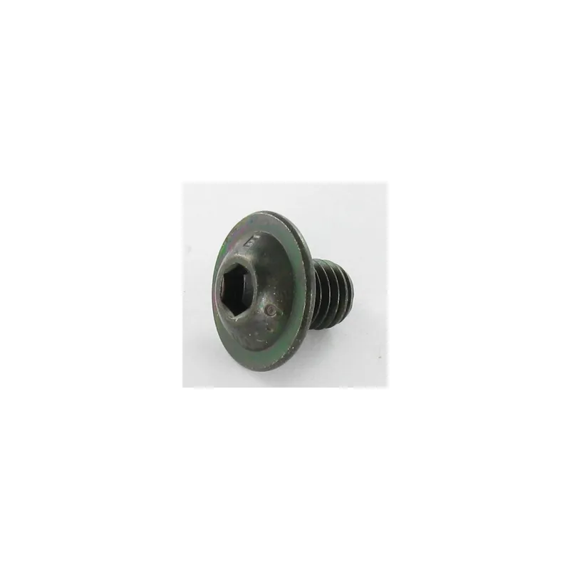 1 x Vis métaux BHC (Tête Bombée Hexagonal creux) Embase collerette M5X30 Clé de 3 HC3 Classe 10.9 Acier brut