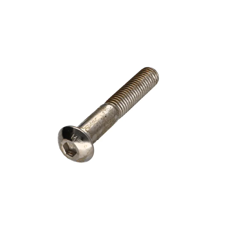 1 x Vis métaux BHC (Tête Bombée Hexagonal creux) M10X60 Filetée sur 32 Classe 10.9 Clé de 6 HC6 Acier nickelé