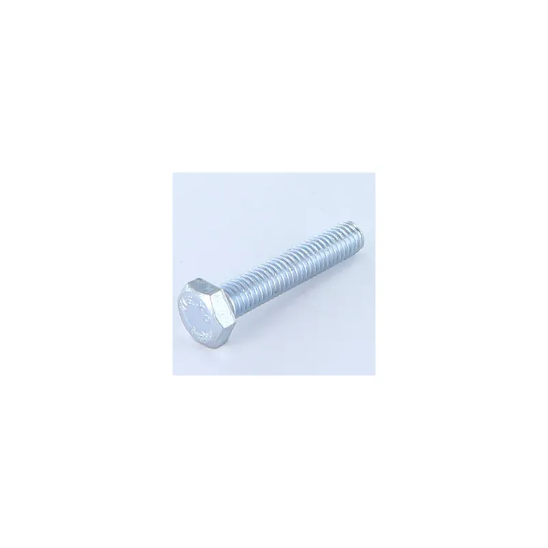 1 x Vis métaux Tête hexagonale TH M8X15 Classe 8.8 Acier zingué
