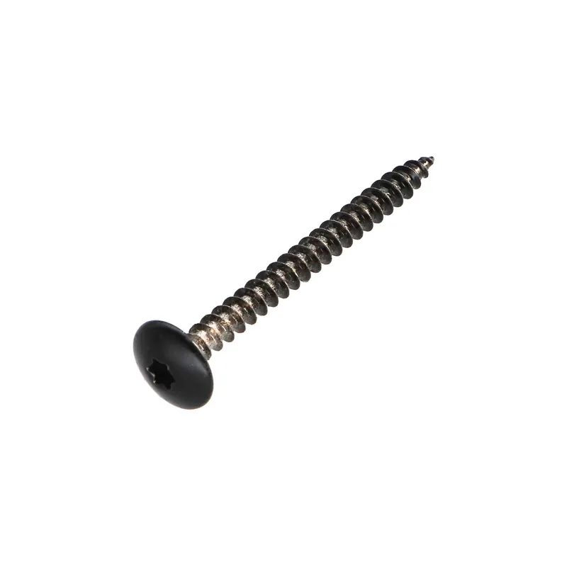 1 x Vis Penture 4.5X50 Filetage total TORX T20 Acier chrome RAL9005 noir foncé 30%