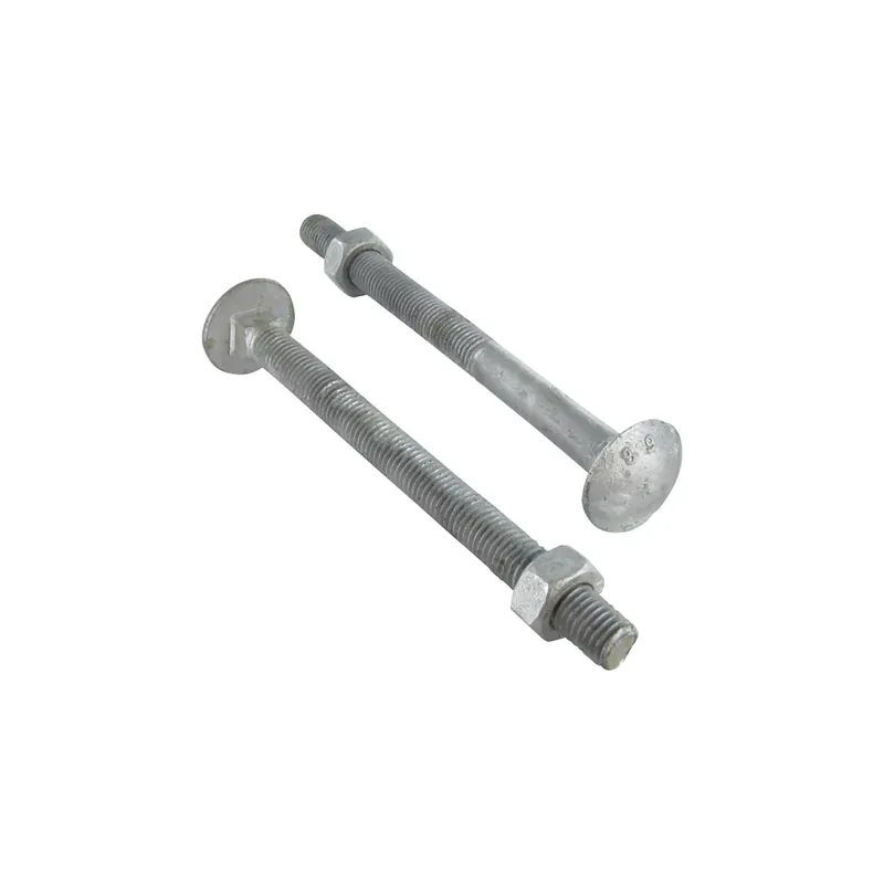 1 x Boulon (vendu avec Ecrou) TRCC JAPY tête ronde collet carré M12X170 Filetée sur 100 Classe 6.8 Forte tenue à la