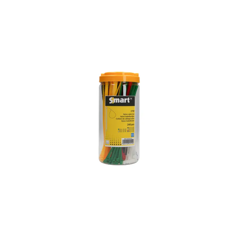 1 x Assortiment de 245 Colliers de serrage Nylon