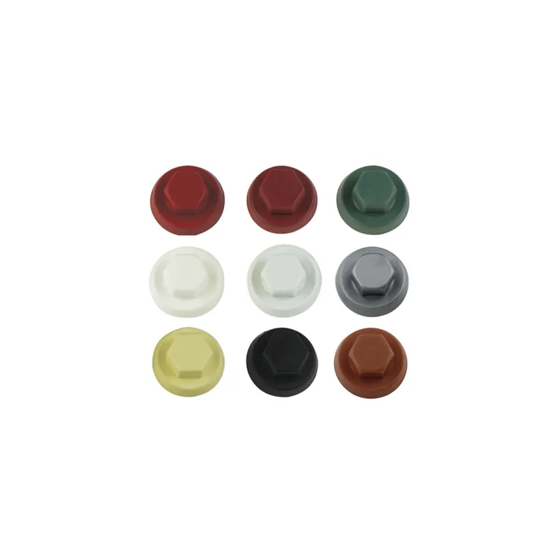 1 x Capuchon Tête hexagonale TH Polyéthylène RAL3011 rouge brun pour vis autoperceuse ou tole de diam 6.3