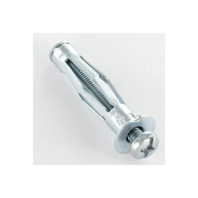1 x Cheville METAL PLAQUE PLATRE Avec Vis M5X89