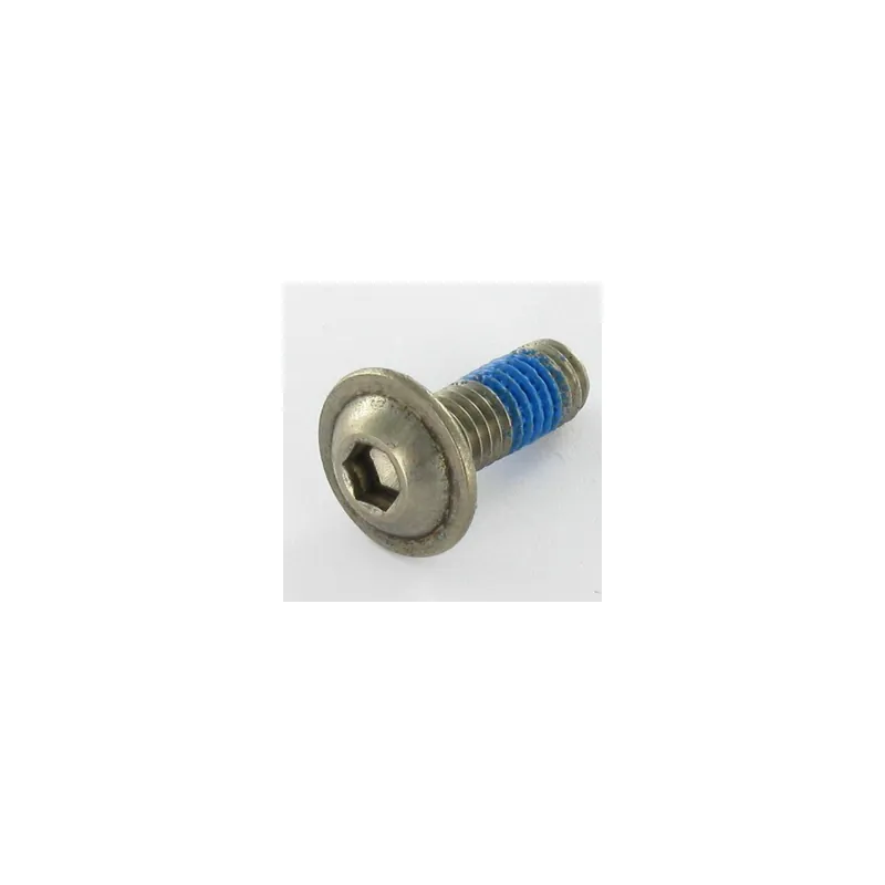 1 x Vis métaux BHC (Tête Bombée Hexagonal creux) Embase collerette M6X16 Clé de 4 HC4 Inox A2 Frein filet