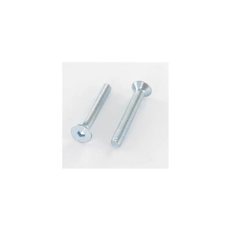 1 x Vis métaux FHC tête fraisée empreinte hexagonale creuse M10X65 Filetage total Classe 10.9 Clé de 6 HC6 Acier