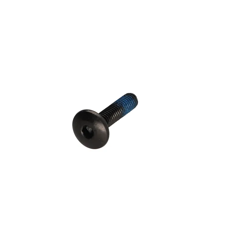 1 x Vis Poelier M6X25 Clé de 4 HC4 Acier zingué noir Frein filet
