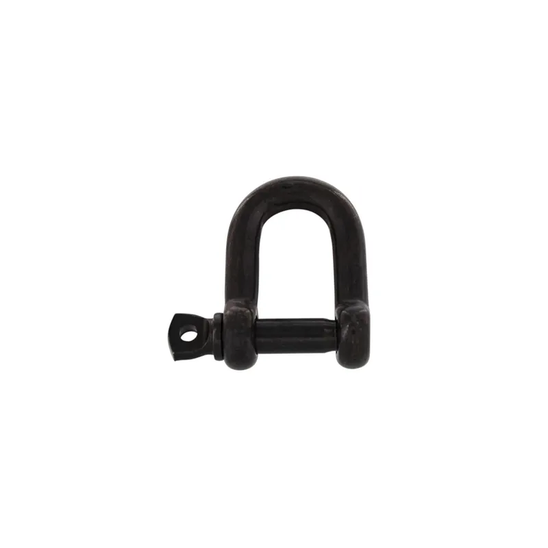 1 x Manille Droite Forgée Inox A4 Noir Diamètre 10