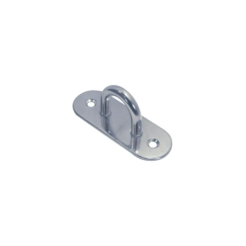 1 x Pontet à platine OVALE 80X25 Inox A2
