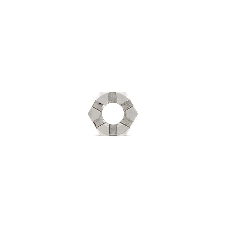 1 x Ecrou hexagonale à CRENEAUX BAS M16 Inox A2