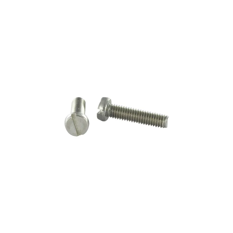 1 x Vis métaux Inox A2 Tête cylindrique TC Fendue M1X4 microvis