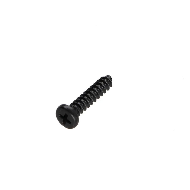 1 x Vis autotaraudeuse Pour Plastique Tête cylindrique TC Phillips n° 0 1.4X3 Acier zingué noir microvis
