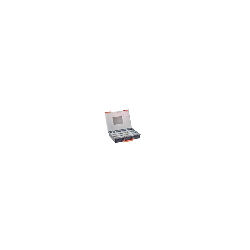 1 x Assortiment de 1666 VBA Vis bois agglo Tête fraisée TX + Embout Inox A4