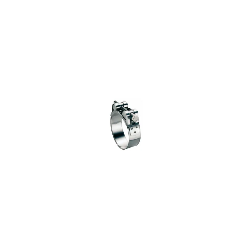 1 x Collier à tourillons pour tuyau épais et arme Inox W5 Diamètre 64 à 67