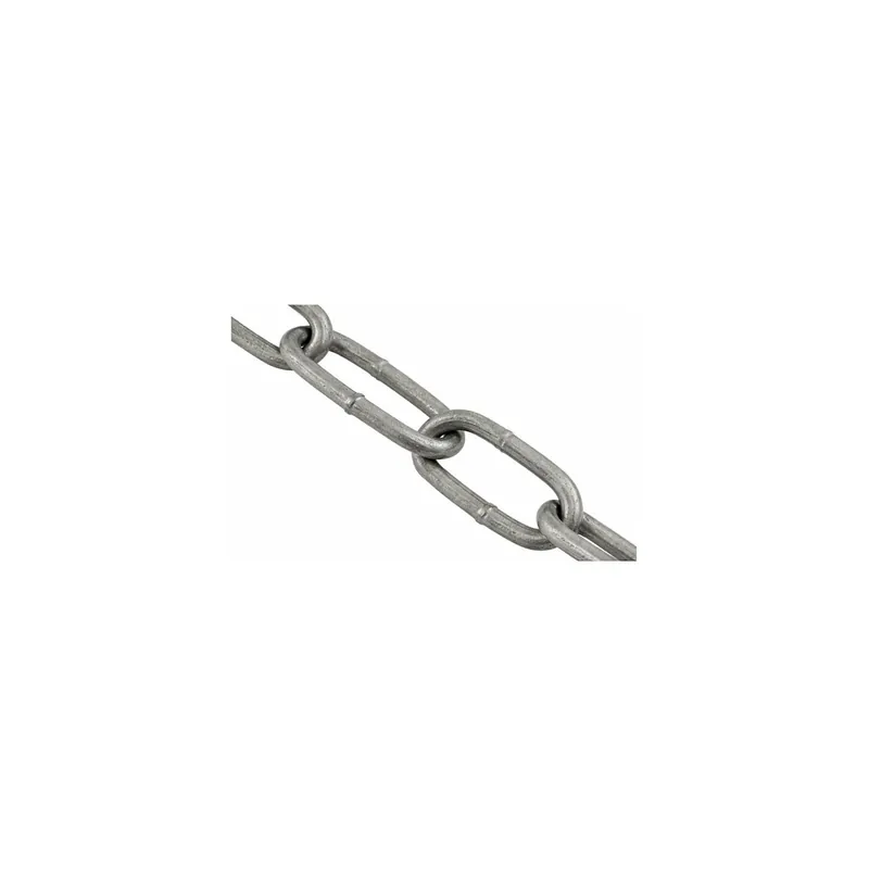 1 x M Chaîne Droite à maillons longs 6MM (vendu au m) Forte tenue à la corrosion Acier galvanisé à chaud