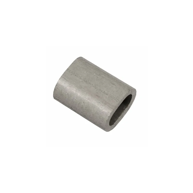 1 x Manchon à sertir Aluminium pour câble ame textile Diamètre 5 et ame métallique Diamètre 4.5