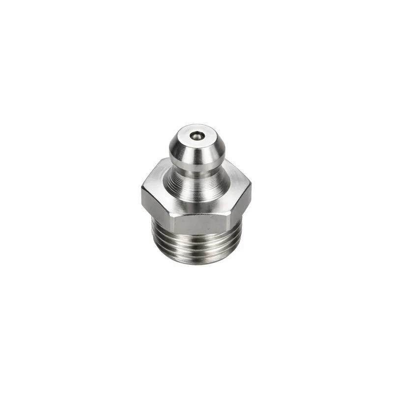1 x Graisseur droit M8 Pas de 100 Inox A4