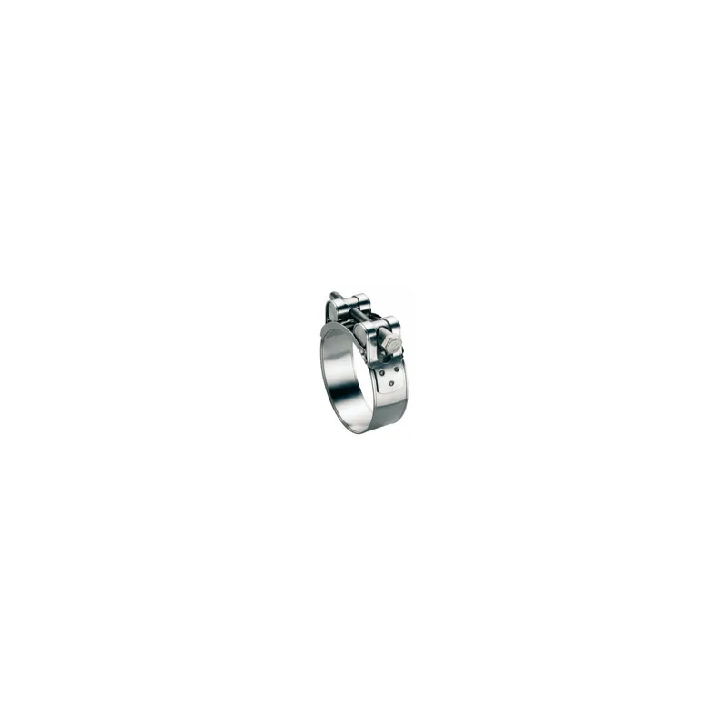1 x Collier à tourillons pour tuyau épais et arme largeur de la bande 22 Diamètre 64 à 67 Inox W4