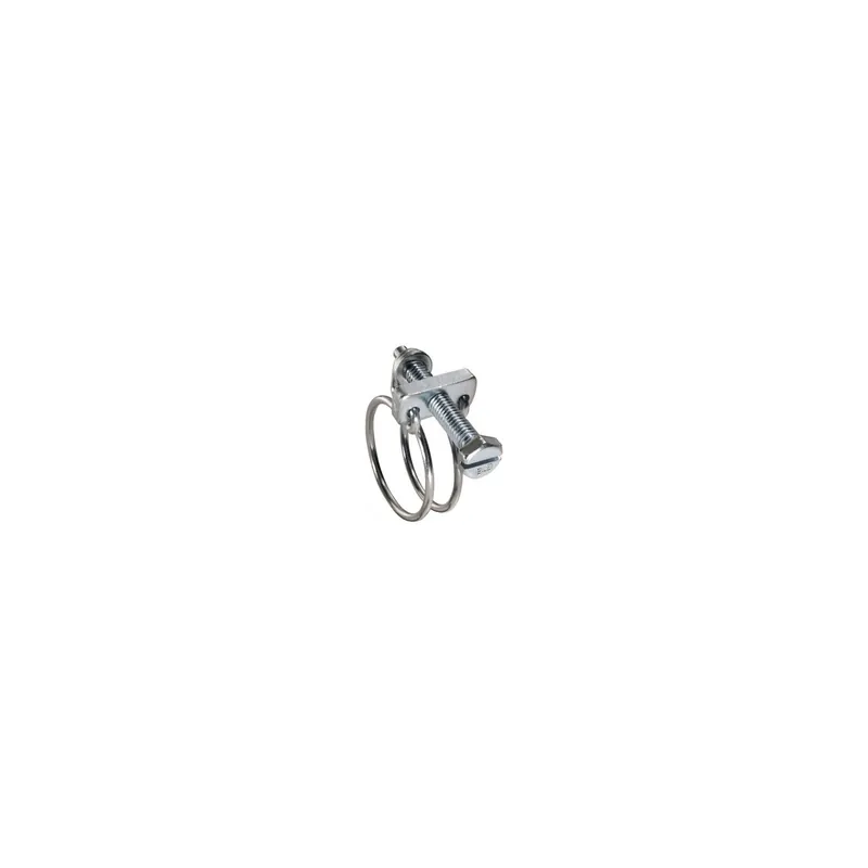 1 x Collier de serrage à double fil Diamètre 37 à 42 Inox W4