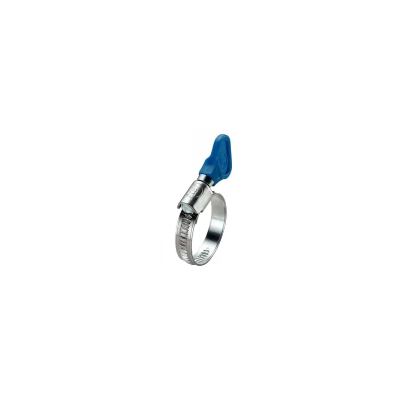1 x Sachet De 6 Collier de serrage à Clé Acier zingué W1