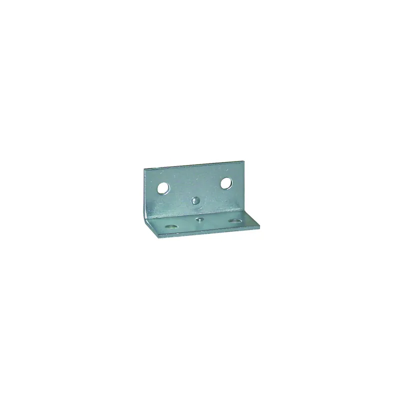1 x Equerre de fixation renforcée 40X21.5 Epaisseur 1.5 Acier zingué
