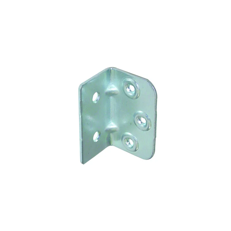 1 x Equerre de fixation renforcée emboutie 640X400X20 Acier zingué