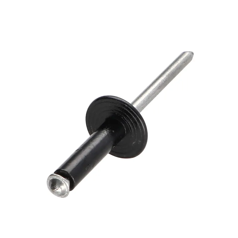 1 x Rivet aveugle éclate GOSTAR Aluminium Tige acier 4.8X20 Noir