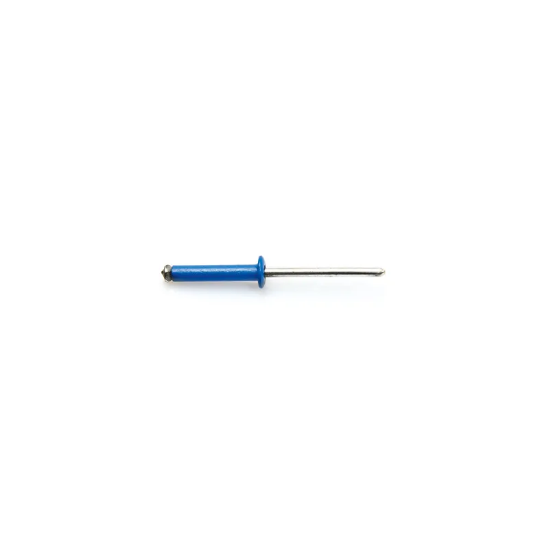 1 x Rivet aveugle éclate GOSTAR Aluminium Tige acier Tête Ronde Standard 4X20 Bleu