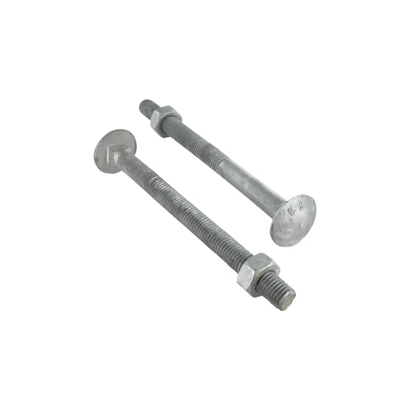 1 x Boulon (vendu avec Ecrou) TRCC JAPY tête ronde collet carré M12X130 Filetée sur 130 Classe 6.8 Forte tenue à la