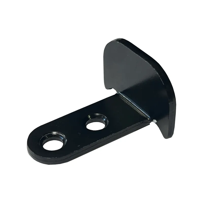 1 x Battement coudé pour espagnolette de volet 25MM Noir